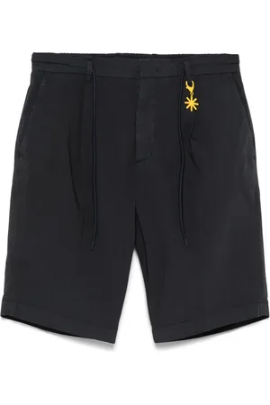 Manuel Ritz Logo-appliqué shorts