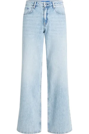 Karl Lagerfeld Mid-rise wide-leg jeans