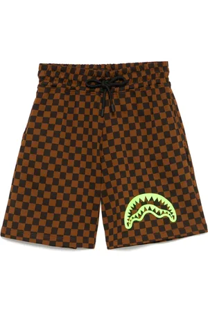 Sprayground Checkered track shorts