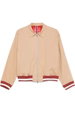 ..,MERCI Stripe-trim jacket