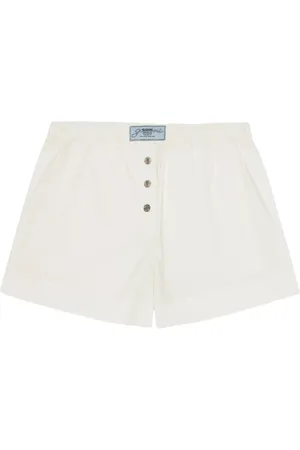 Ganni Logo-patch shorts