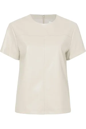 Proenza Schouler Tessa faux-leather T-shirt