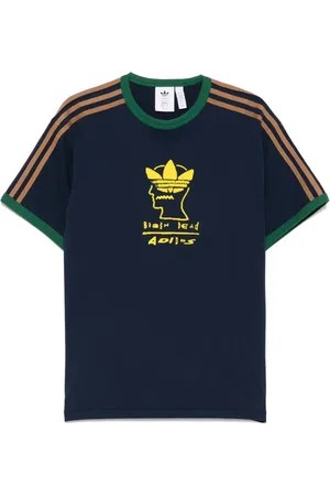 adidas X Brain Dead flocked-logo T-shirt
