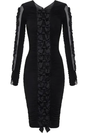 Elisabetta Franchi Bow-detail midi dress