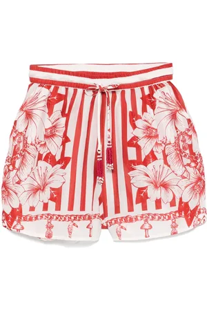Farm Rio Mix-print shorts