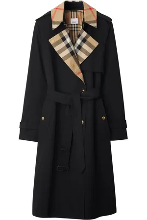 Burberry Long Check trench coat