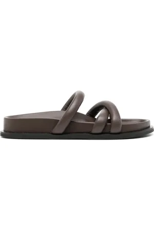 St Agni Crossover-strap sandals