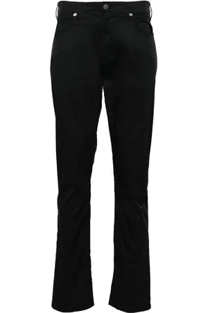 Emporio Armani Mid-rise straight-leg chinos