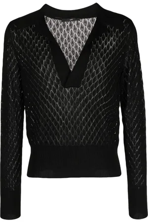 SAPIO V-neck knitted jumper