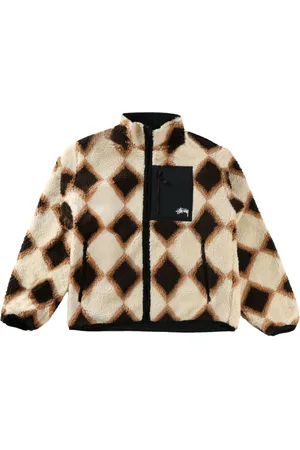 STUSSY Diamond-pattern jacket