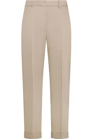SEVENTY BY SERGIO TEGON Satin-trim trousers