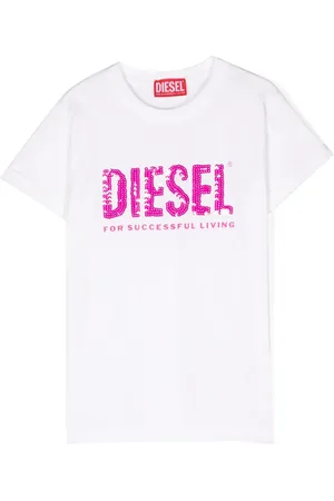 Diesel Sequin-logo cotton T-shirt