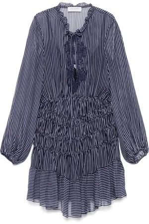 Ermanno Firenze Striped mini dress