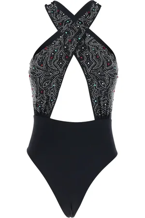 VENUJA Braided-straps swimsuit