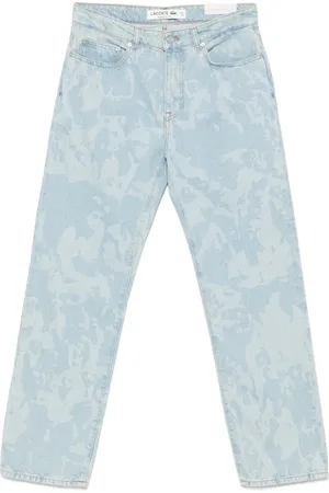 Lacoste Abstract-print jeans