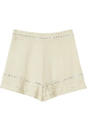 Twin-Set Embroidered-detail shorts