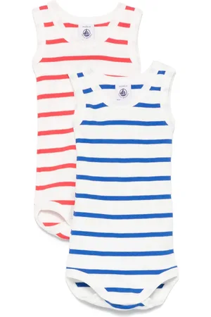 Petit Bateau Striped bodies (pack of two)