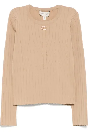 Twin-Set Logo-plaque sweater