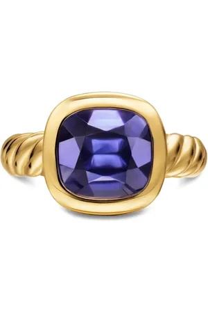 David Yurman 18K yellow DY Mercer?? lolite ring