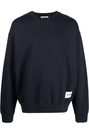 Jil Sander Logo-patch cotton sweatshirt