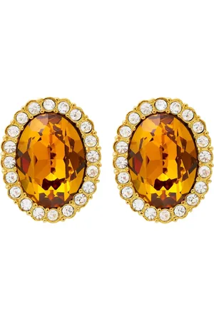 Kenneth Jay Lane Crystal-embellished earrings