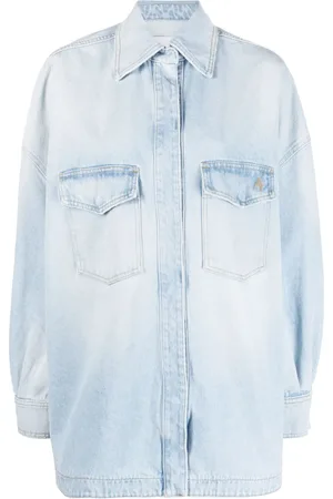 The Attico Denim shirt jacket
