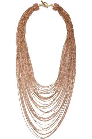 Fabiana Filippi Multi-chain bead necklace