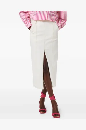 Fabienne Chapot Front-slit midi skirt