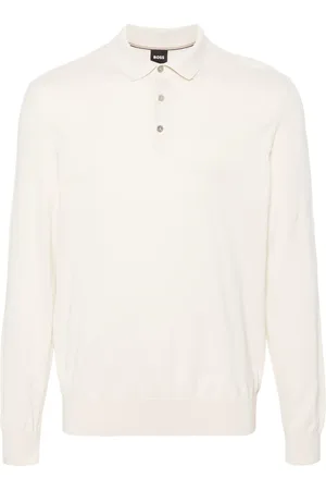 HUGO BOSS Long-sleeve organic cotton polo shirt