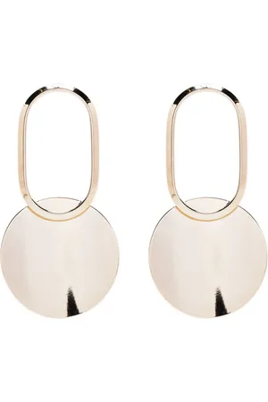 Fabiana Filippi Circular-pendant polished earrings
