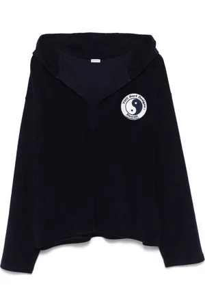 Fursac Towelling-finish hoodie