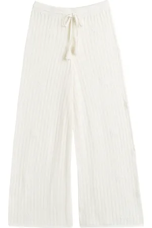 Chinti & Parker X Laura Whitmore cotton wide-leg trousers