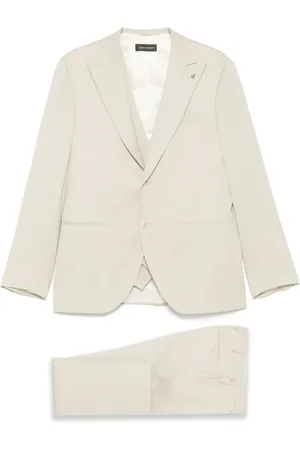 LUIGI BIANCHI MANTOVA Herringbone-pattern suit