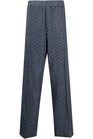 Missoni Zigzag crochet-knit trousers