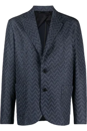 Missoni Zigzag-knit single-breasted blazer