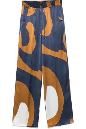 Kiton Abstract-print trousers