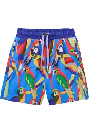 Roarsome Graphic-print swim shorts