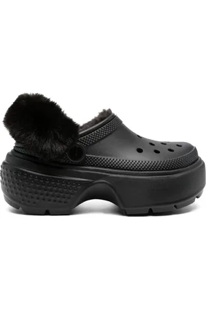 Crocs Stomp faux-fur lining chunky clogs