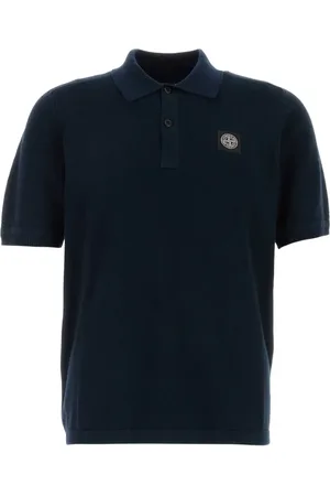 Stone Island Fine-knit polo shirt