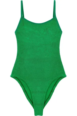 Hunza G Pamela crinkled-finish swimsuit