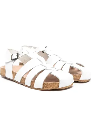 PèPè TEEN buckle-fastening leather sandals