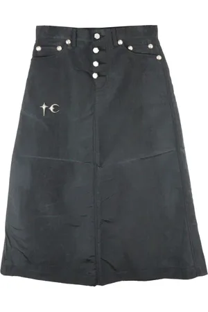 THUG CLUB Scarred midi skirt
