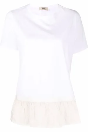 HERNO Ruffled-hem T-shirt