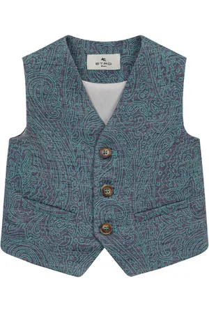 Etro Cotton-linen waistcoat