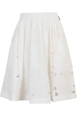Msgm Sangallo-lace skirt