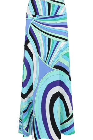Puccini Abstract-print skirt