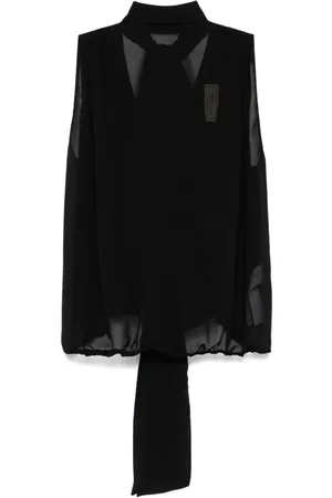 BLUMARINE Open-back blouse