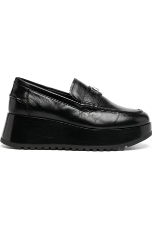 Michael Kors Indy burnished loafers