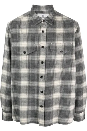 Woolrich Plaid-check flannel shirt