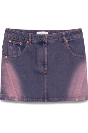 Marine Serre Moon-print mini skirt